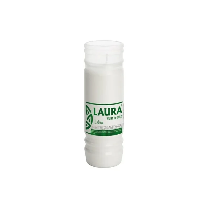 BISPOL Laura L-4 Paraffin Candle Insert 17.5cm 68 Hours