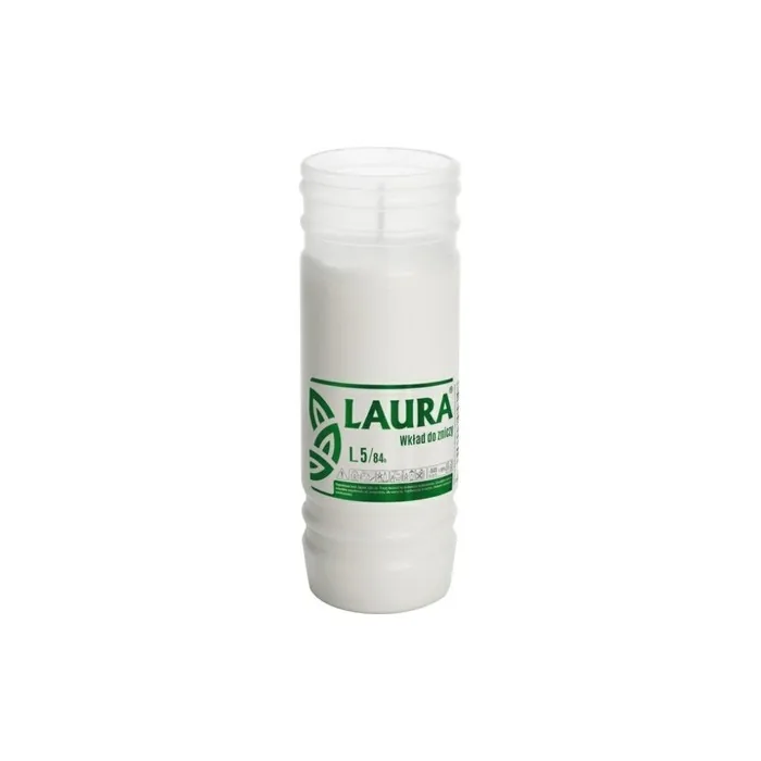 BISPOL Laura L-5 Candle Insert 84-Hour Burn Time 18cm