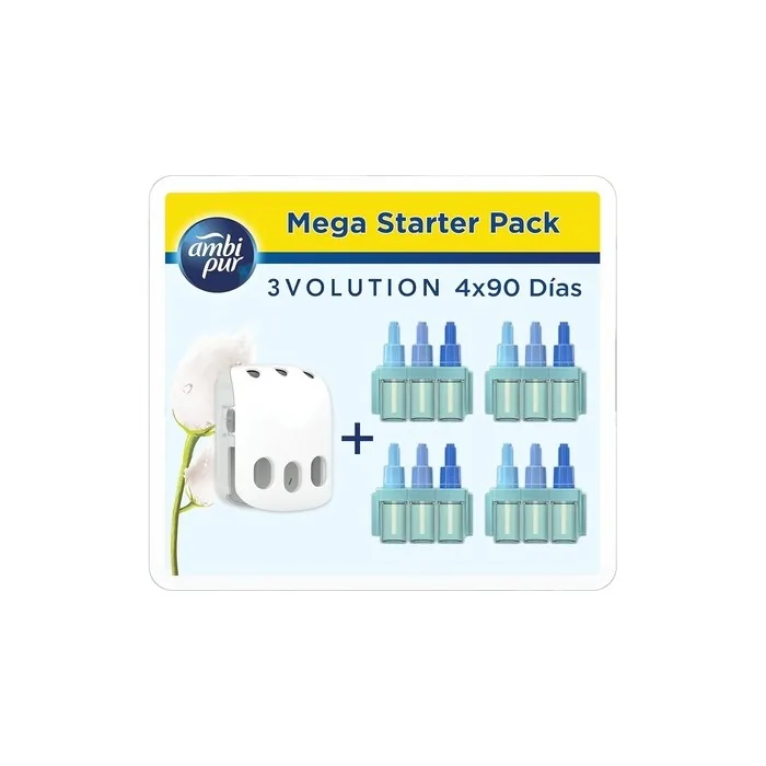 Ambi Pur 3Volution Pure Freshness Starter Set 20ml - Pack of 4