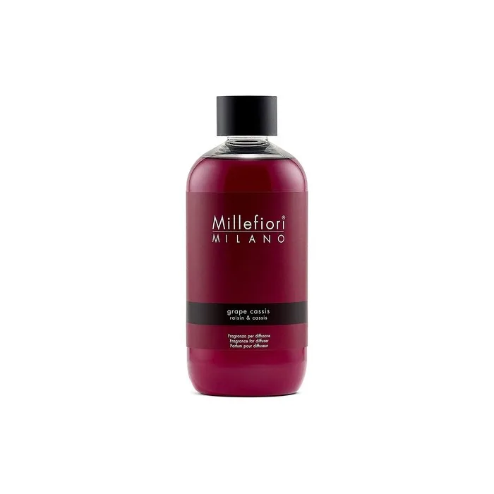 Millefiori Grape Cassis Refill Bottle 250ml for Natural Room Fragrance Diffuser