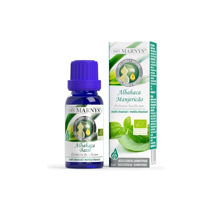 Marny's Basil Essential Oil 100% Pure Chemiotyping 15ml