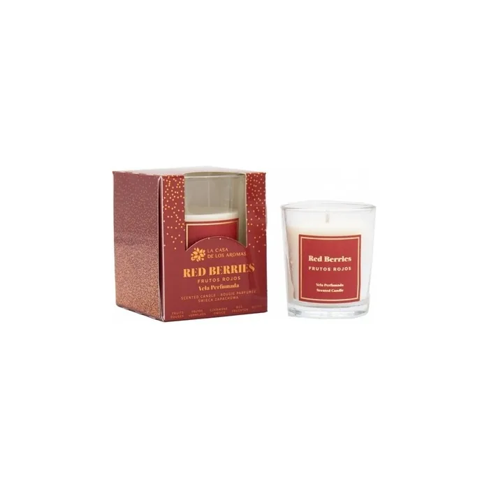 La Casa De Los Aromas Christmas Scented Candle Red Fruits 120g