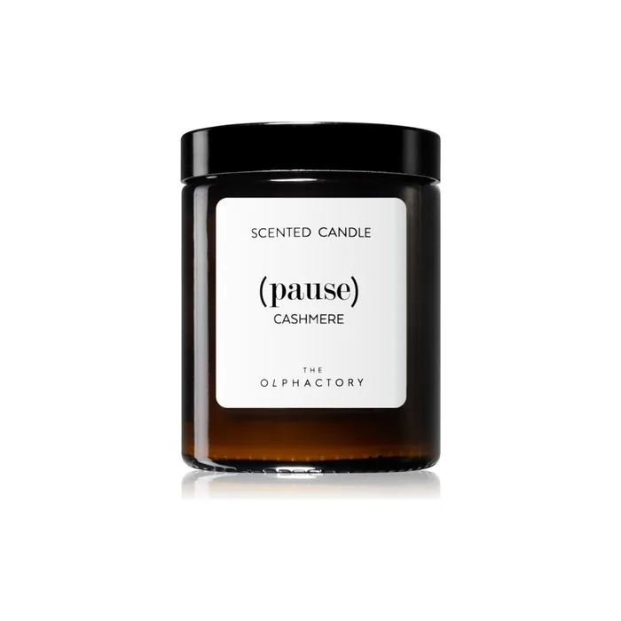 Ambientair Cashmere Scented Candle Brown 135 G