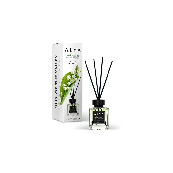 Alya Room Freshener Lilly Of The Valley Reed Diffuser - 100ml