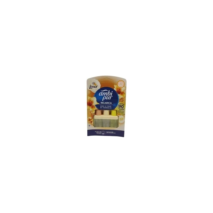 Ambi Pur 3volut Rich 3x20 Gold Vanilla Air Freshener