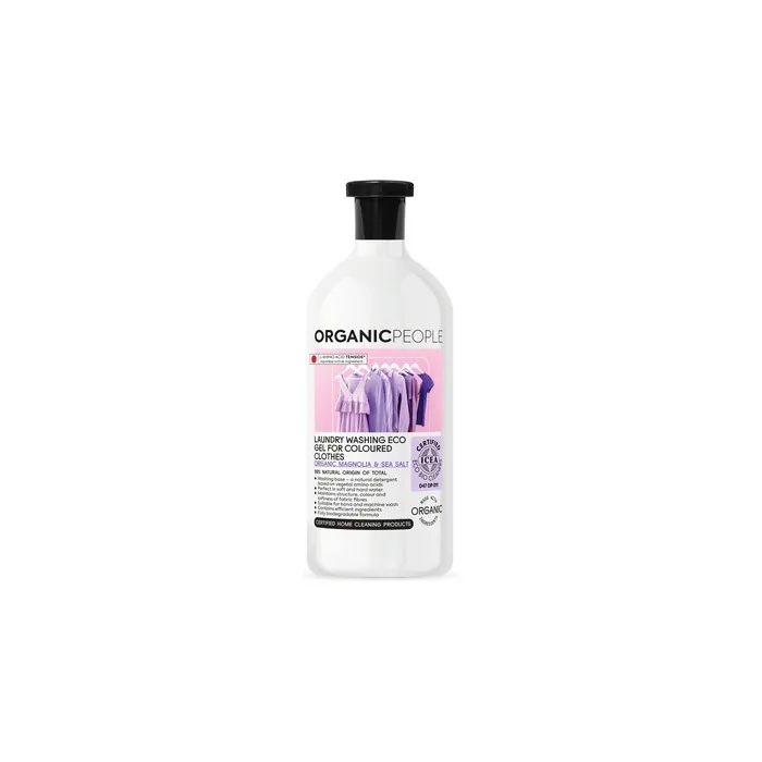 Organic People Organic Laundry Washing Gel For Coloured Clothes With Magnolia And Sea Salt 200ml