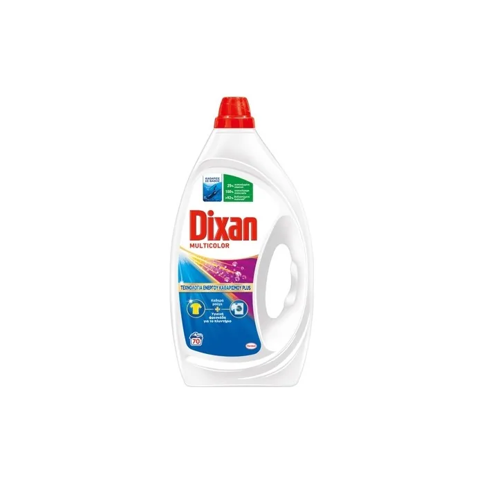 Dixan Detergent Gel 70ml 315 Liters Multicolor