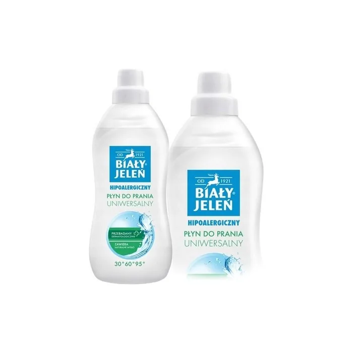 Bialy Jelen Hypoallergenic Washing Liquid for Colored and White Fabrics 1000ml