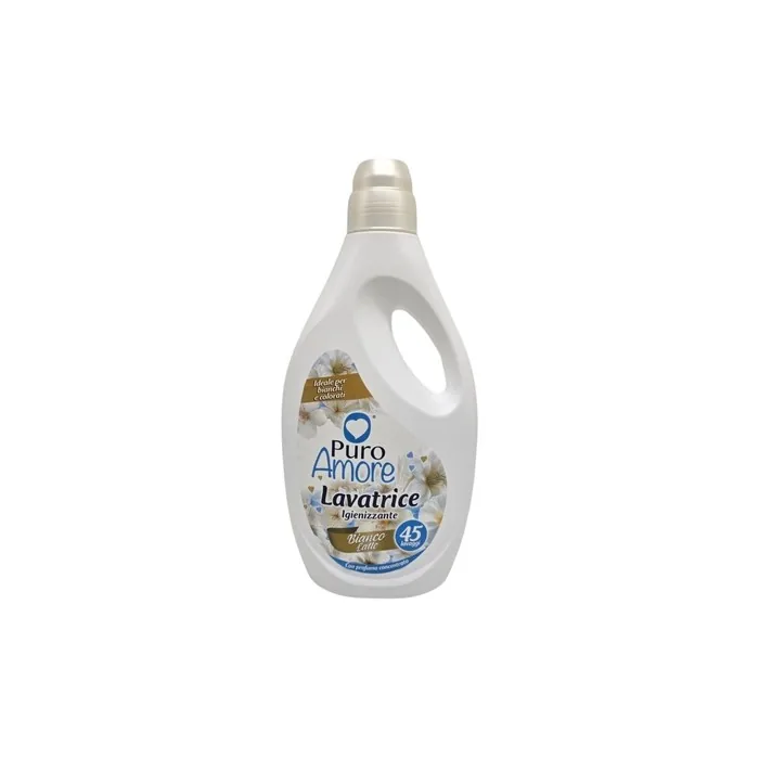 Puro Amore Washing Machine Detergent 2025 Ml For 45 Washes White Milk