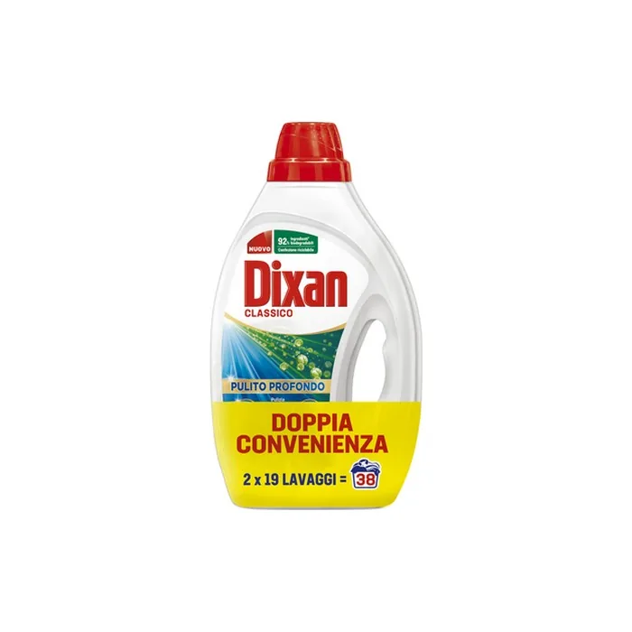Dixan Classic Liquid Laundry Detergent 2 Pack for 19 Washes