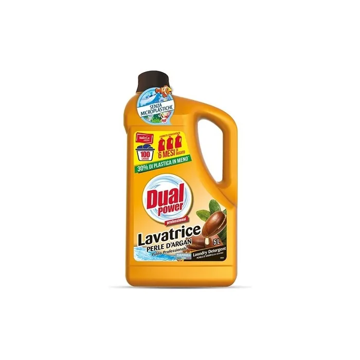 Dual Power, Washing Machine Detergent, Argan, 100 Loads