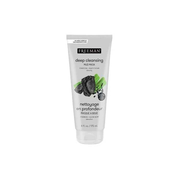 Freeman Beauty Feeling Beautiful Detoxifying Charcoal & Black Sugar Mud Mask 175ml
