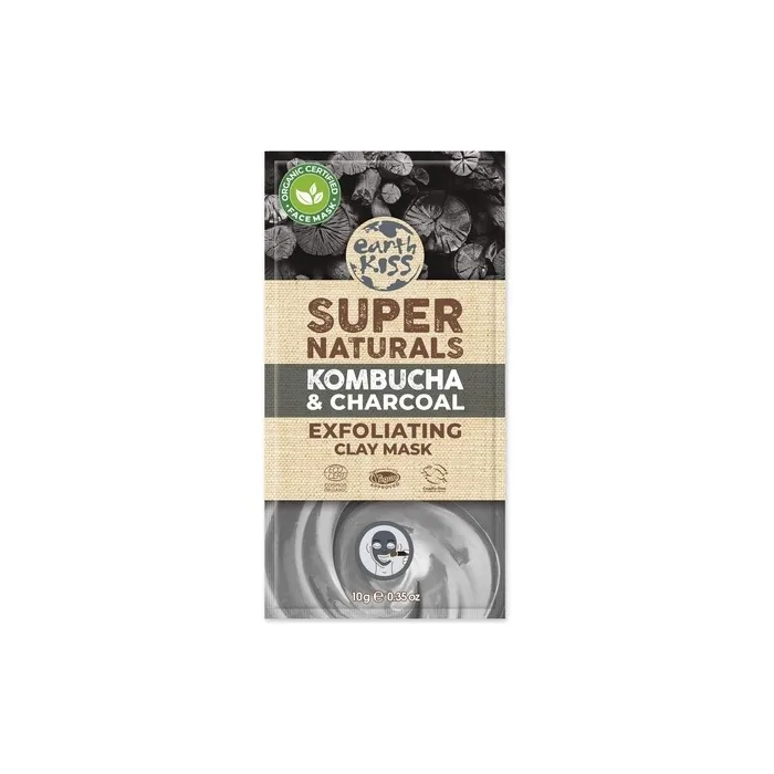 Earth Kiss Supernaturals Kombucha and Charcoal Mask 10g