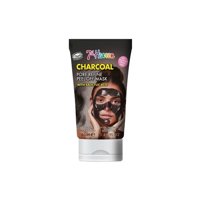 7th Heaven Charcoal Peel Off Face Mask with Salicylic Acid 50ml