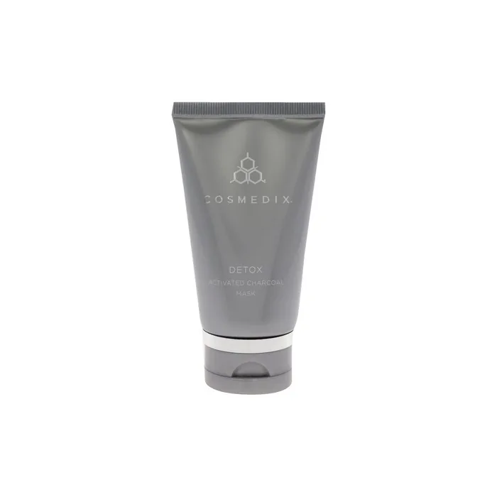 Cosmedix Activated Charcoal Detox Mask - Gently Exfoliates Skin and Cleanses