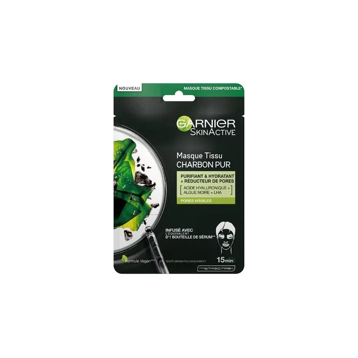Garnier Skin Active Mask Tissues Pure Charcoal