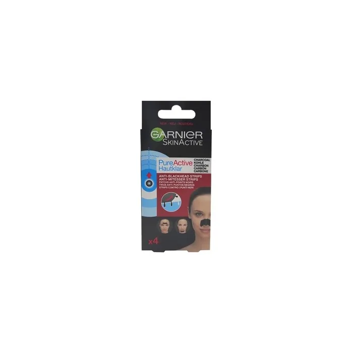 Garnier Skin Naturals Charcoal Pore Strips - 4 Pieces