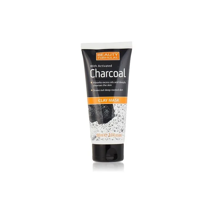 Beauty Formulas Activated Charcoal Clay Mask 100ml
