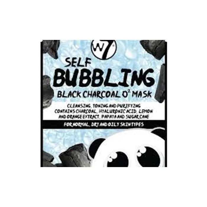 Mascarilla O2 Self Bubbling Carbon Black