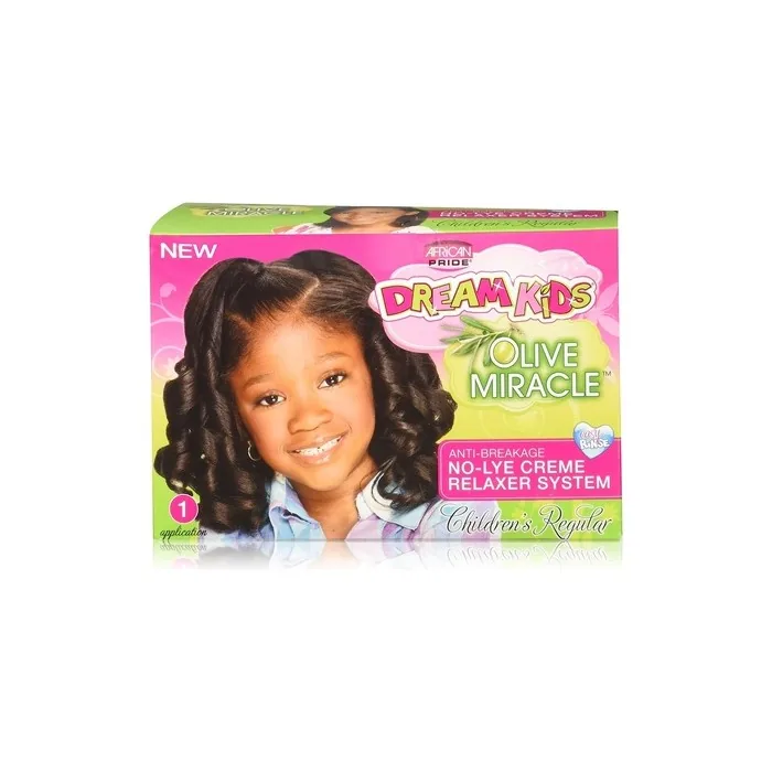 African Pride Dream Kids Olive Miracle No-Lye Relaxer Regular