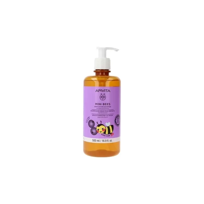 Apivita Mini Bees Children's Shampoo Blueberry And Honey 500 Milliliters