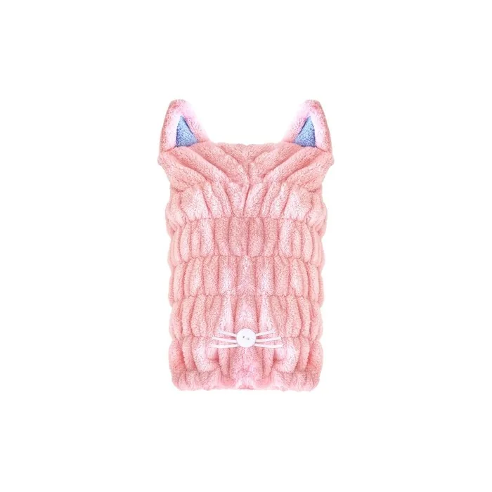 Glov Hair Drying Turban For Children Pink
