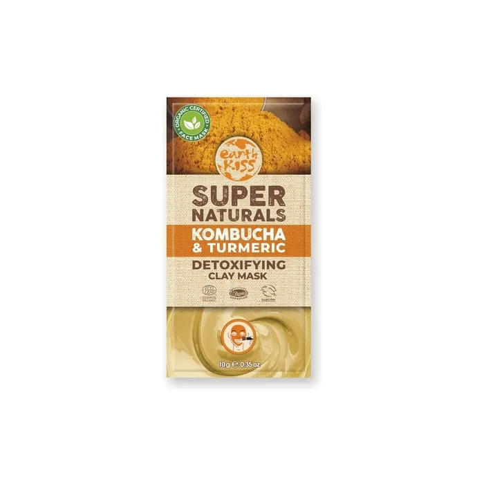 Earth Kiss Super Naturals Detoxifying Kombucha and Turmeric Clay Mask 10g