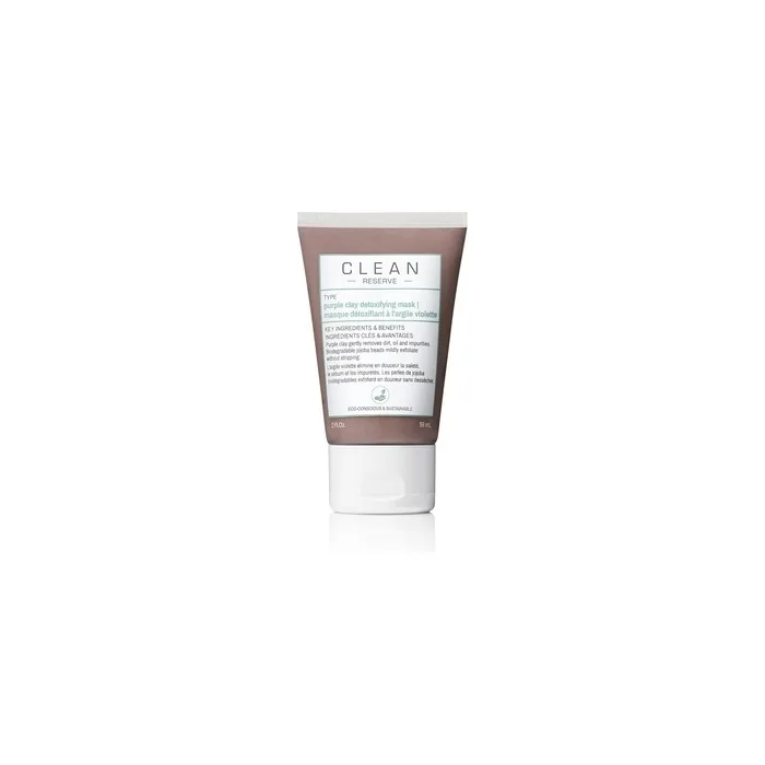 Clean Reserve Purple Clay Detoxifying Face Mask Vegan