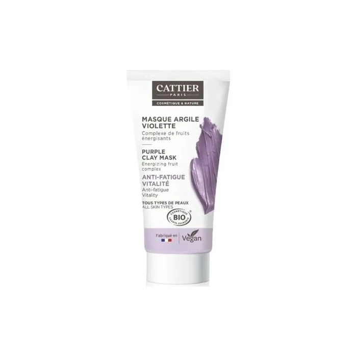 Mini Organic Violet Clay Mask Cattier 30ml