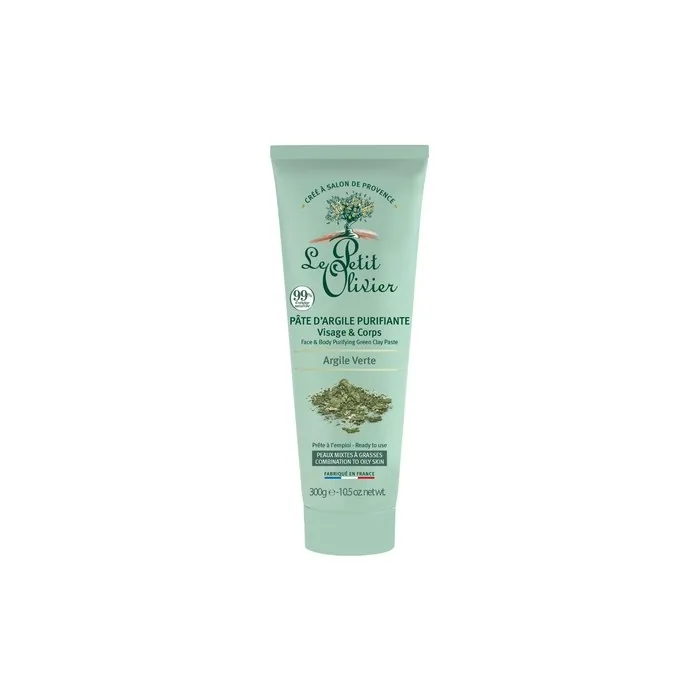 Le Petit Olivier Green Clay Cleansing Paste For Face & Body 300g