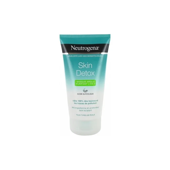 Neutrogena Skin Detox Purifying 2-In-1 Clay Mask 150ml