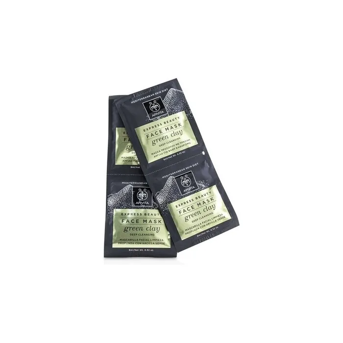 Apivita Express Beauty Face Mask With Green Clay Deep Cleansing