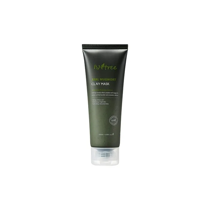 Isntree Real Mugwort Clay Mask for Blackheads and Blemishes with Clay and Mugwort 100ml