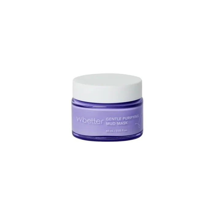 Gentle Purifying Mud Mask with Bentonite and Kaolin Clay for Blackheads