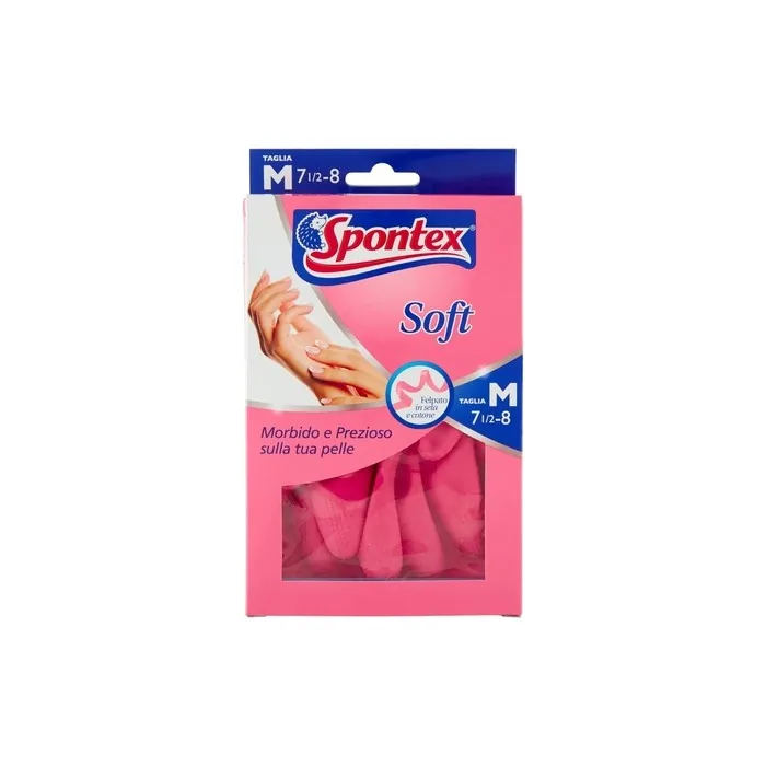 Spontex Gloves Household Products Soft Taglia M Fuchsia
