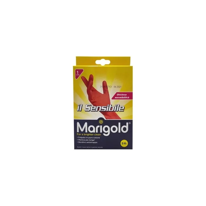 Marigold Latex Gloves for Sensitive Skin Size S