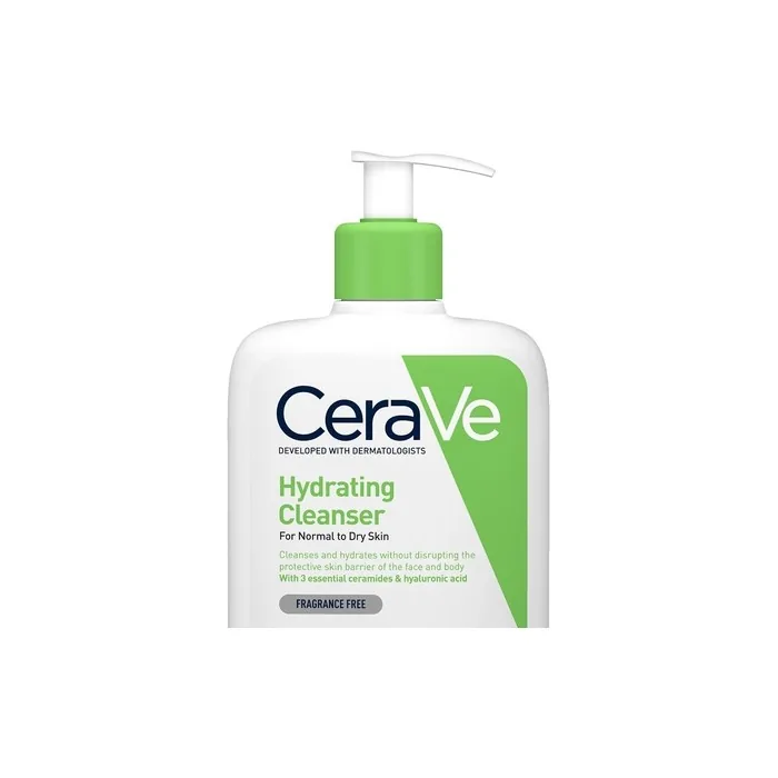 CeraVe Hydrating Cleanser for Normal to Dry Skin with Hyaluronic Acid