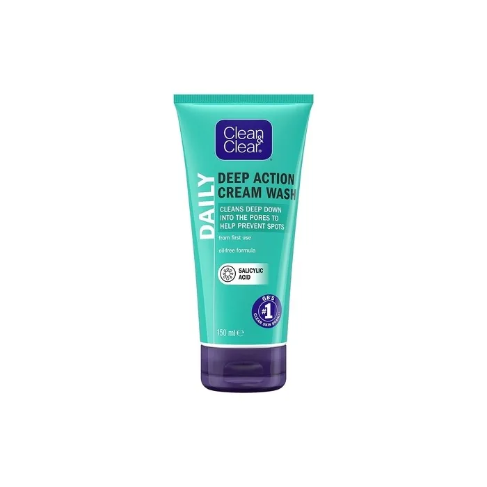 Clean & Clear Deep Action Cream Wash 150ml