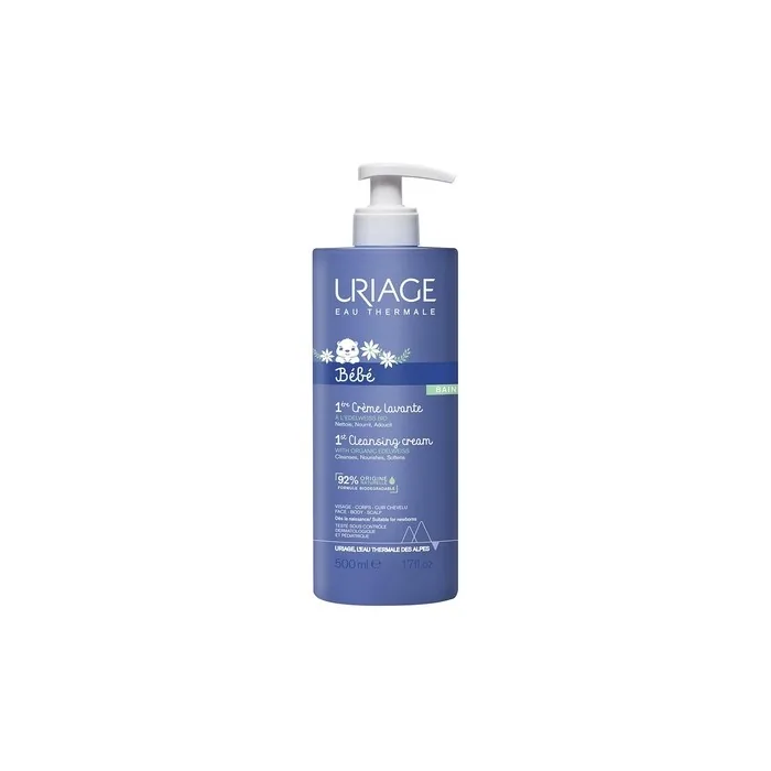 Uriage Bebe 1st Cleansing Cream Face, Body & Scalp - 500ml