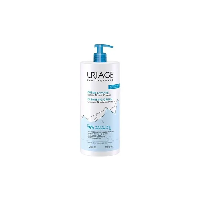 Uriage Cleansing Cream 1000ml Gentle Face Cleanser