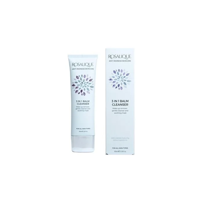 Rosalique Cleansing Balm For Sensitive Skin 3 In 1 Balm Cleanser 100 Ml