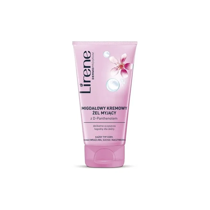 Lirene Almond Creamy Cleansing Gel with D-Panthenol for All Skin Types 150ml