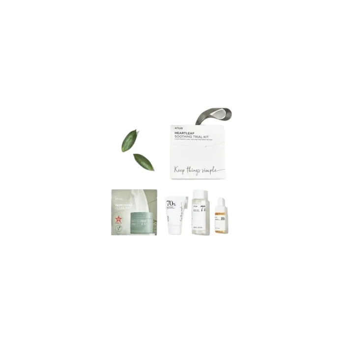Anua Heartleaf Soothing Trial Kit - Gentle Skincare Set