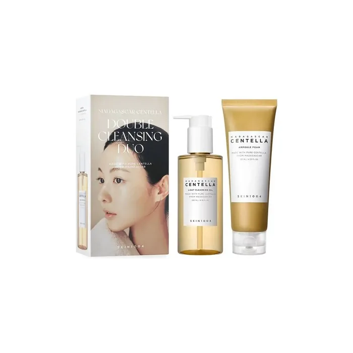 Skin1004 Madagascar Centella Double Cleansing Duo Pack - A Gentle Cleansing Solution For Your Skin