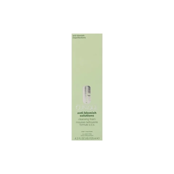 Clinique Anti Blemish Solutions Cleansing Foam for All Skin Types 125ml