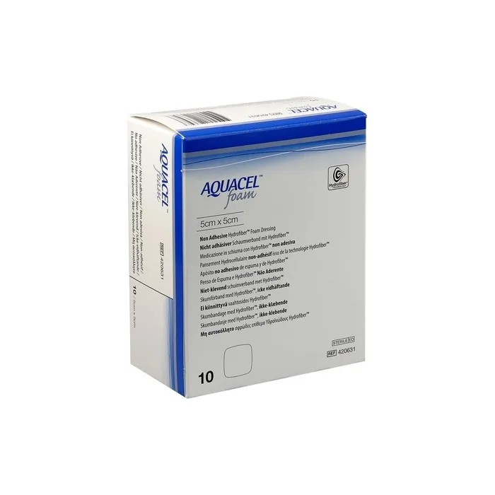 Aquacel Foam Non Adhesive 5x5 10 Pieces