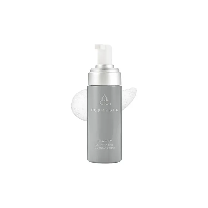 Cosmedix Clarify Salicylic Acid Foaming Cleanser for Clearer, Healthier Skin