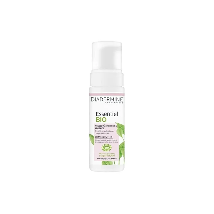 Diadermine Essentiel Bio Soothing Cleansing Foam Enriched with Natural Prebiotics 150ml