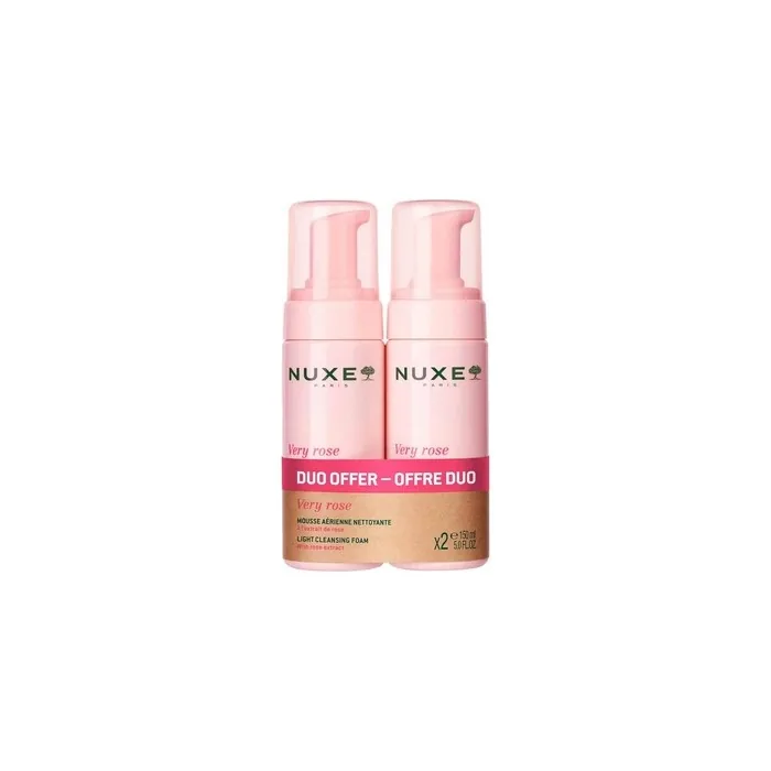 Nuxe Very Rose Cleansing Foam 2x150ml By Nuxe