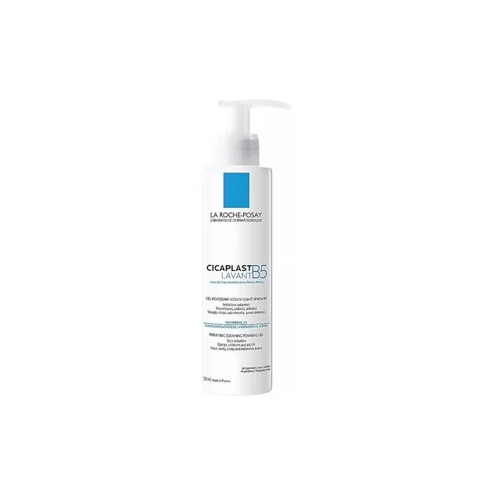 La Rocheposay Cicaplast B5 Purifying Soothing Foaming Gel 200ml Cleansing Foam For Sensitive Skin